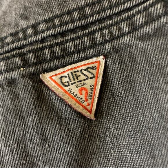Vintage Guess by Georges Marciano Jeans Gray Zip Ankle 26 - Picture 9 of 11
